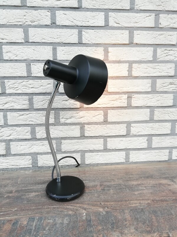 Vintage zwarte bureaulamp Anvia