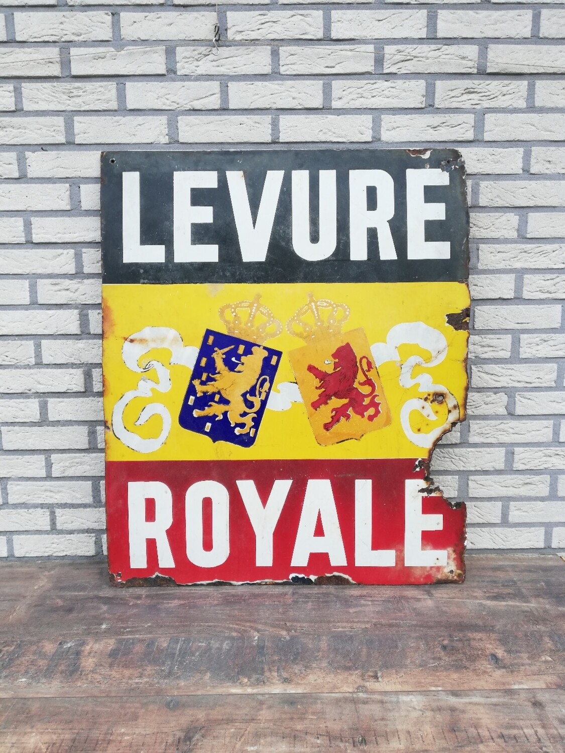 Emaille bord Levure Royale