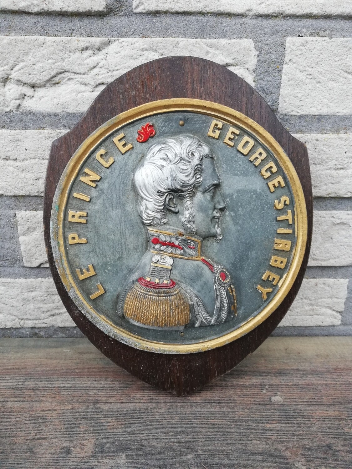 Wandbordje George Stirbey