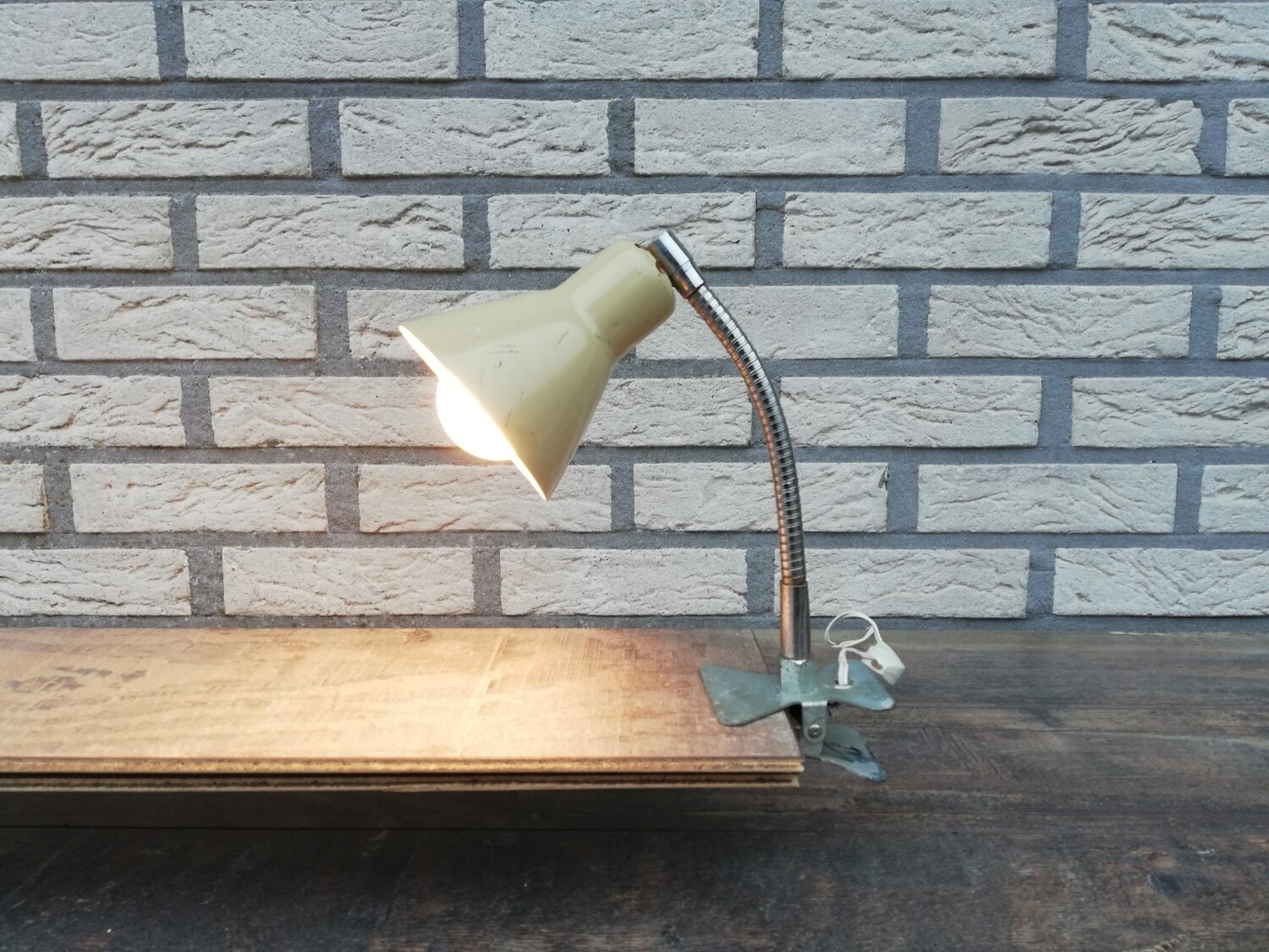 Bureaulampje met klem