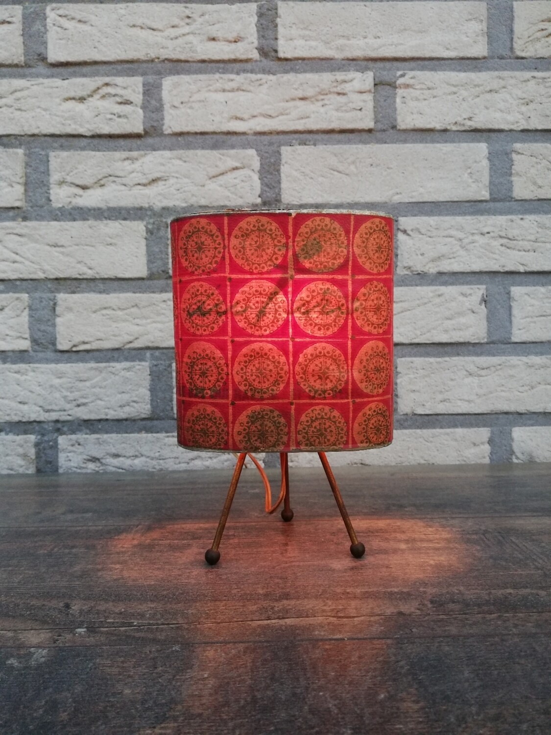 Vintage mini tafellampje 1950's