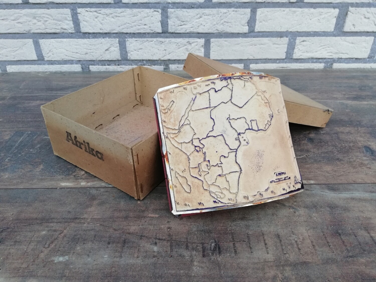Oude schoolstempel Afrika