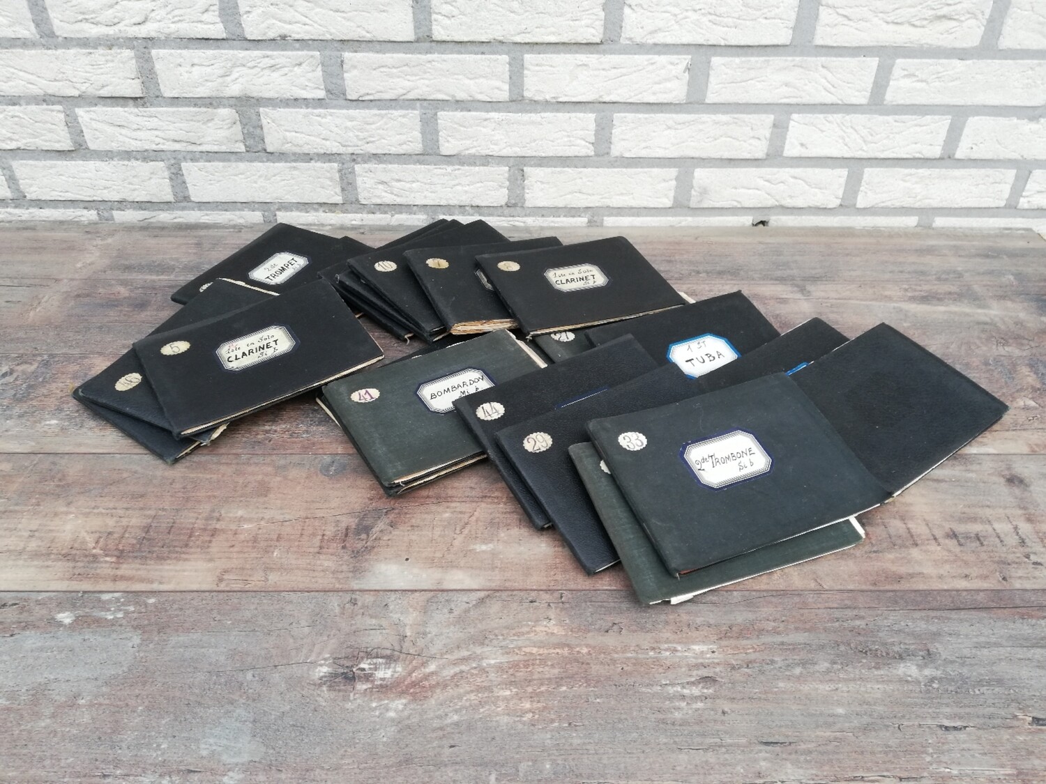 Lot oude partituren boekjes