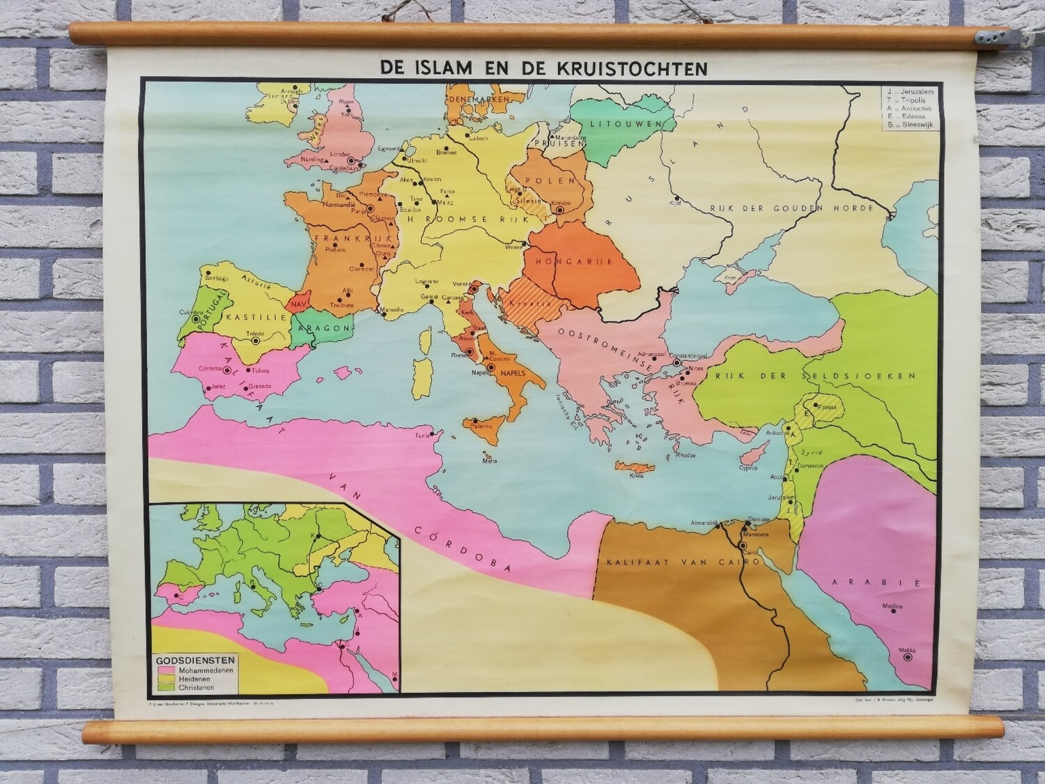 Schoolkaart - de Islam en de kruistochten