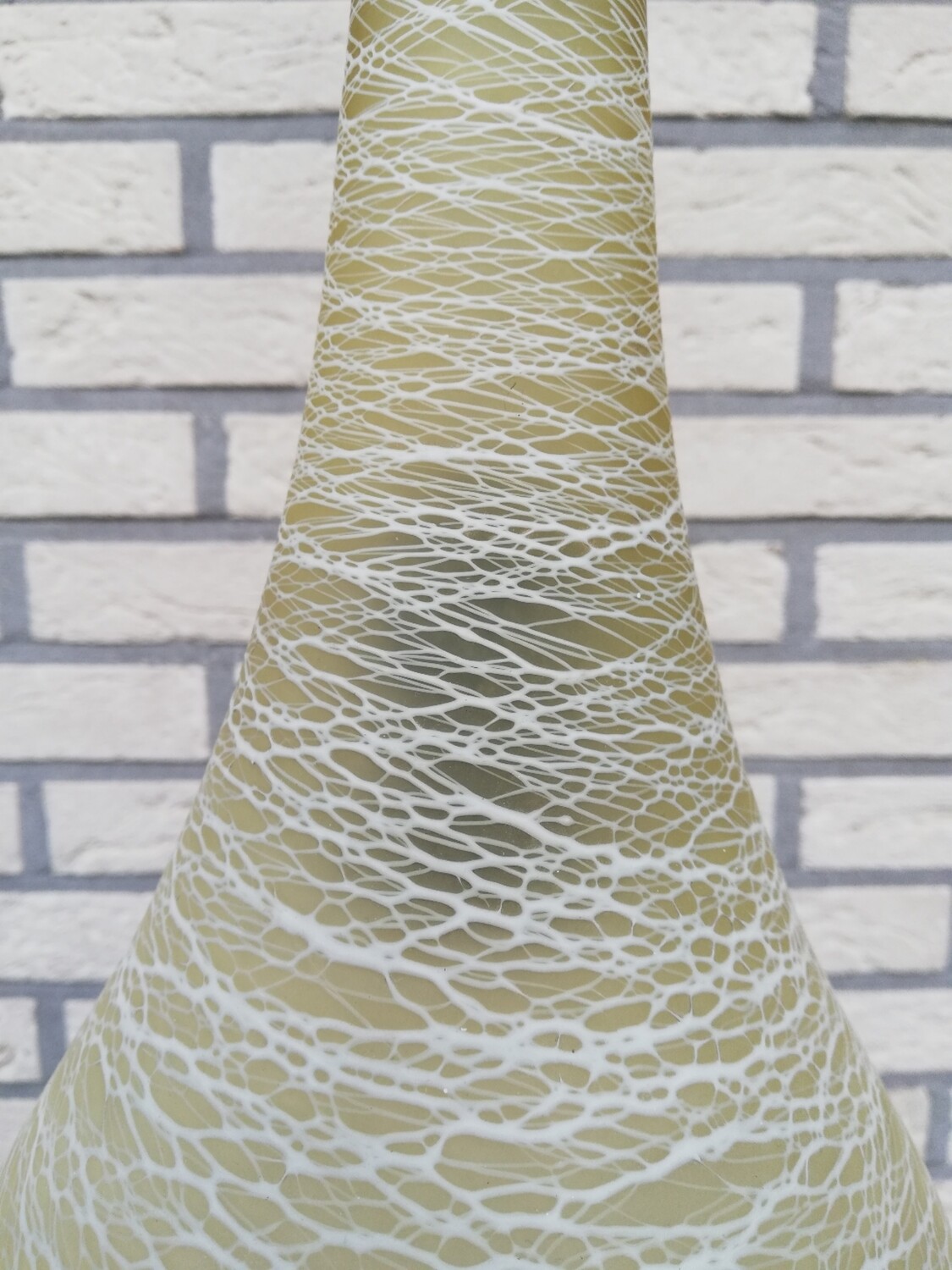 Vintage glazen druppel lamp