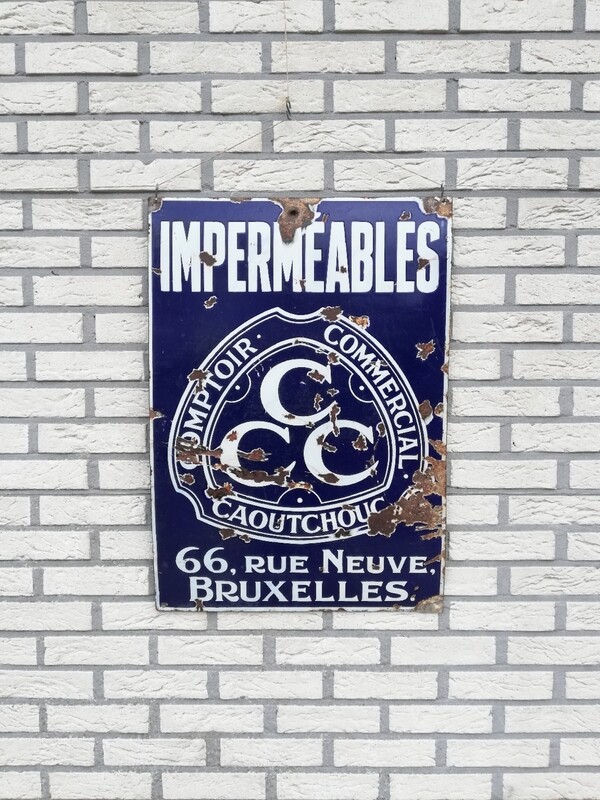 Emaille bord CCC (Comptoir Commercial Caoutchouc)
