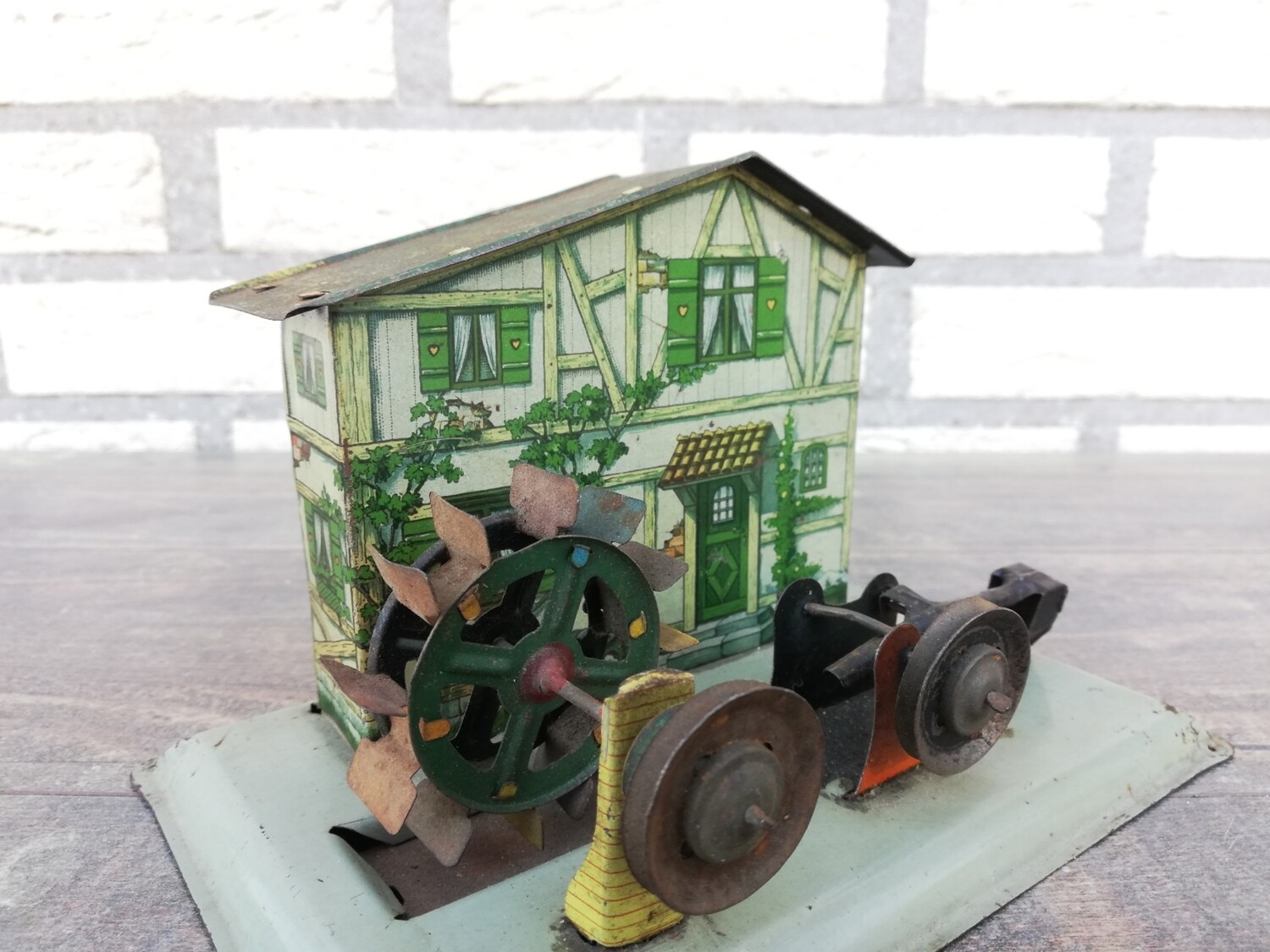 Stoom aandrijfmodel watermolen 'Wilhelm Krauss'