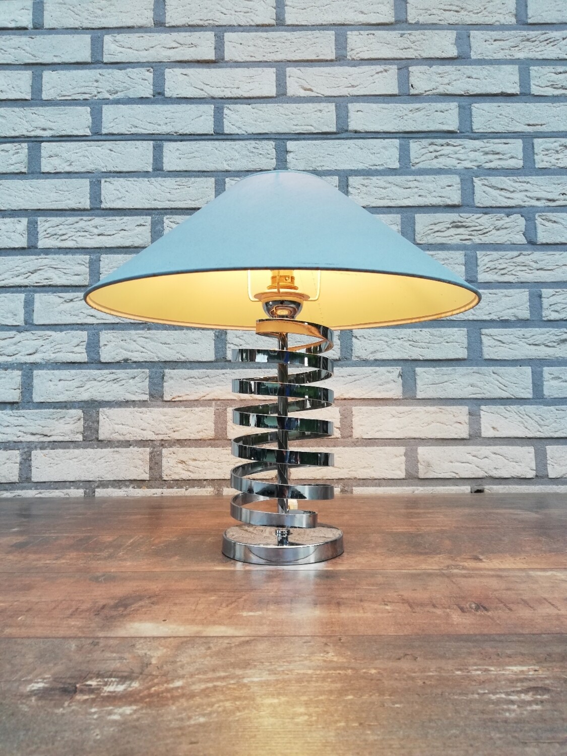 Vintage spiraal lamp 'Delmas'