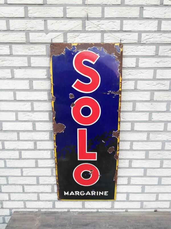 Emaille bord SOLO