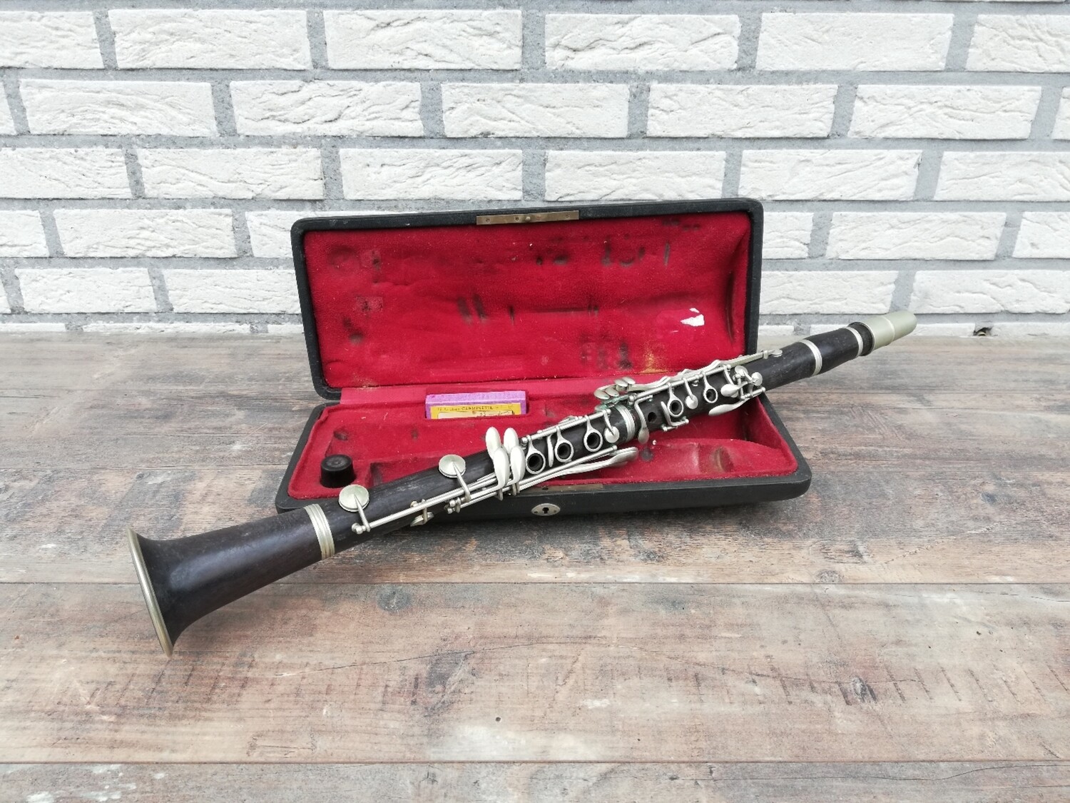 Oude klarinet E.J. Albert