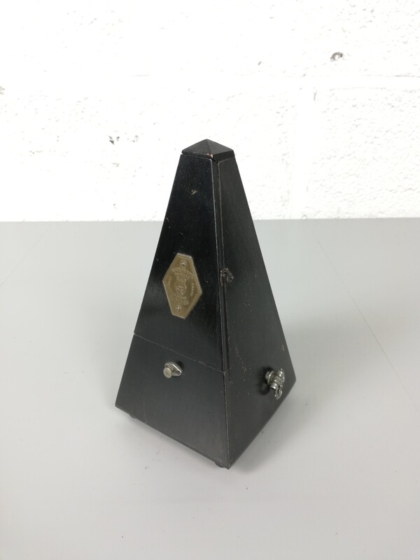 antique wooden metronome