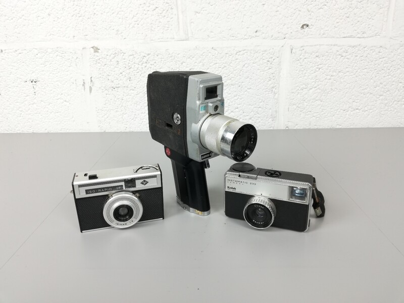2 camera's & filmcamera