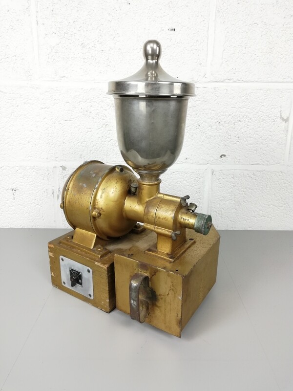 Old industrial coffee grinder