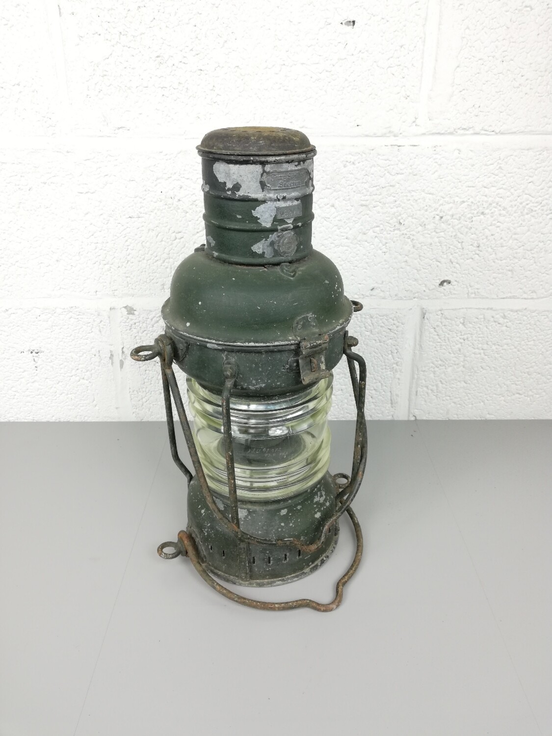 Antique German ship lamp