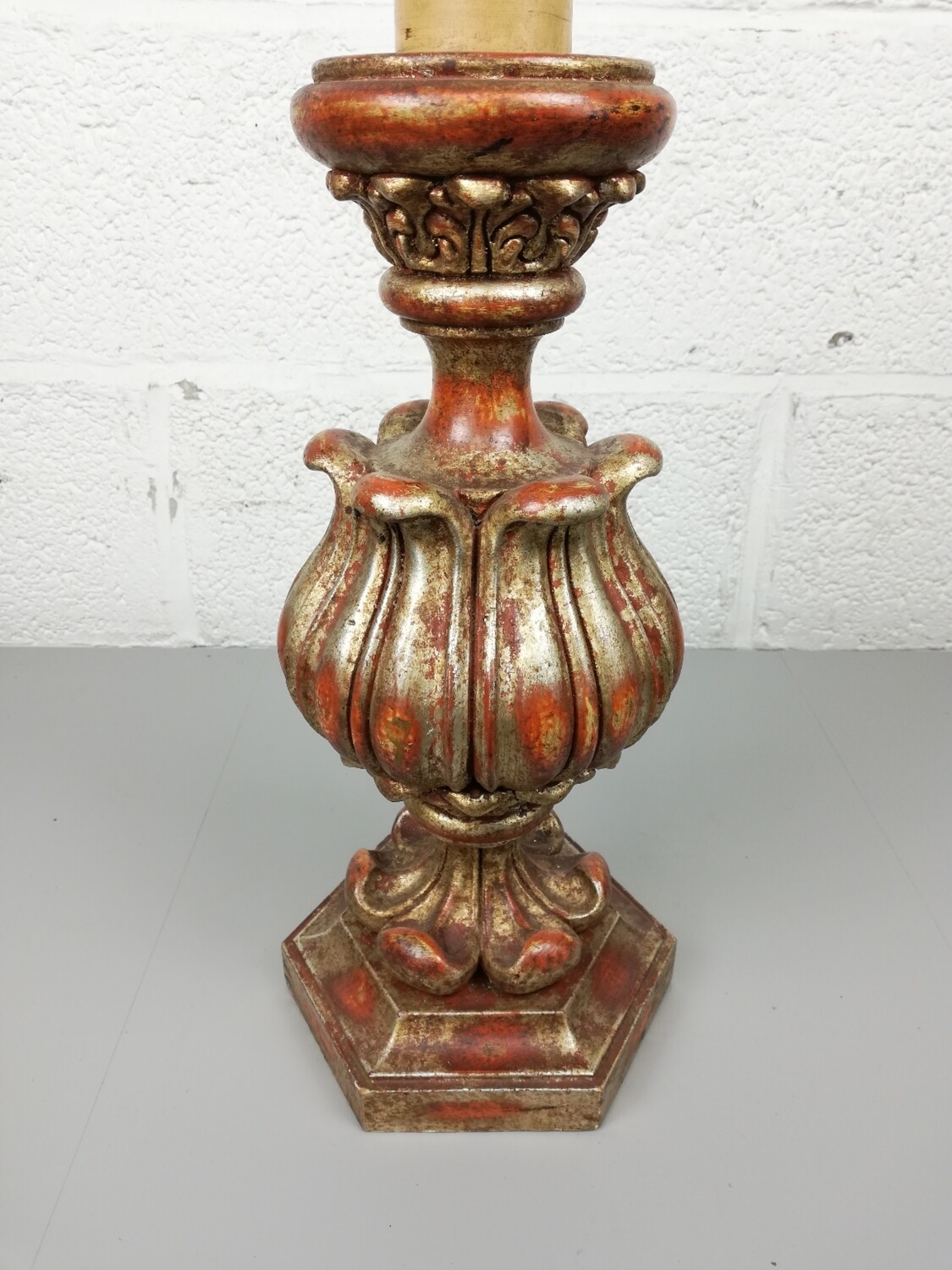 Wooden lamp base