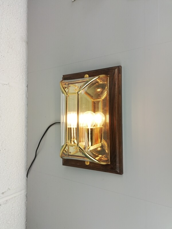 Rectangular regency wall lamp