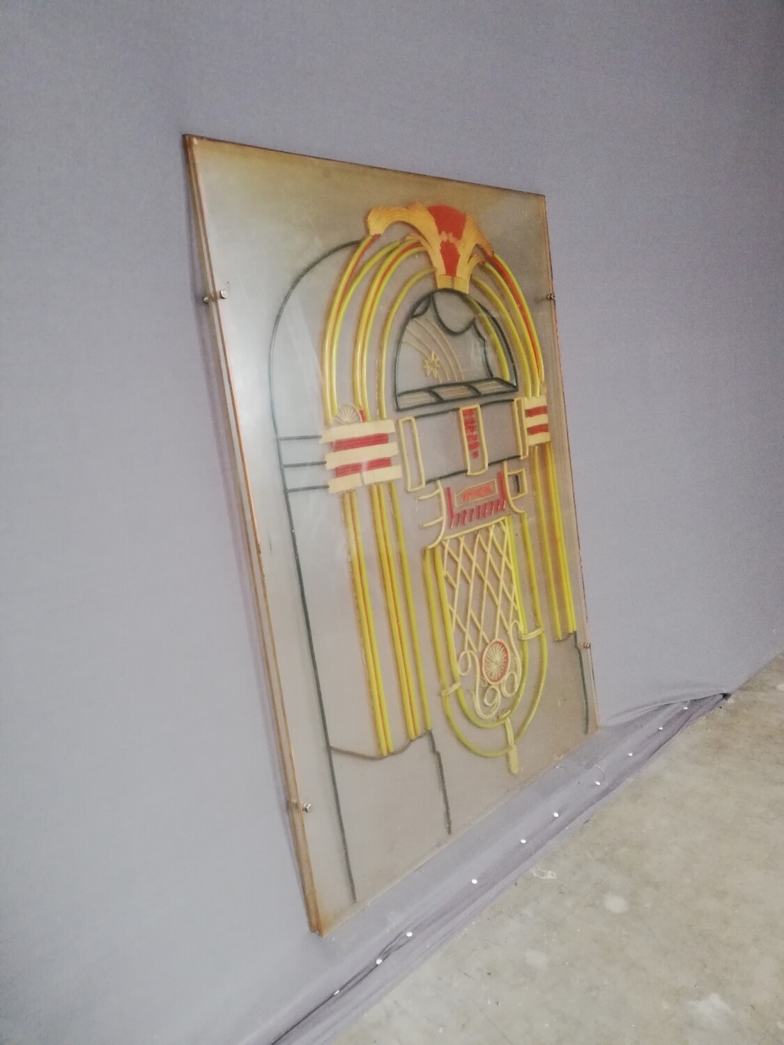 Old disco sign