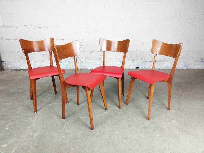 4 vintage dining room chairs