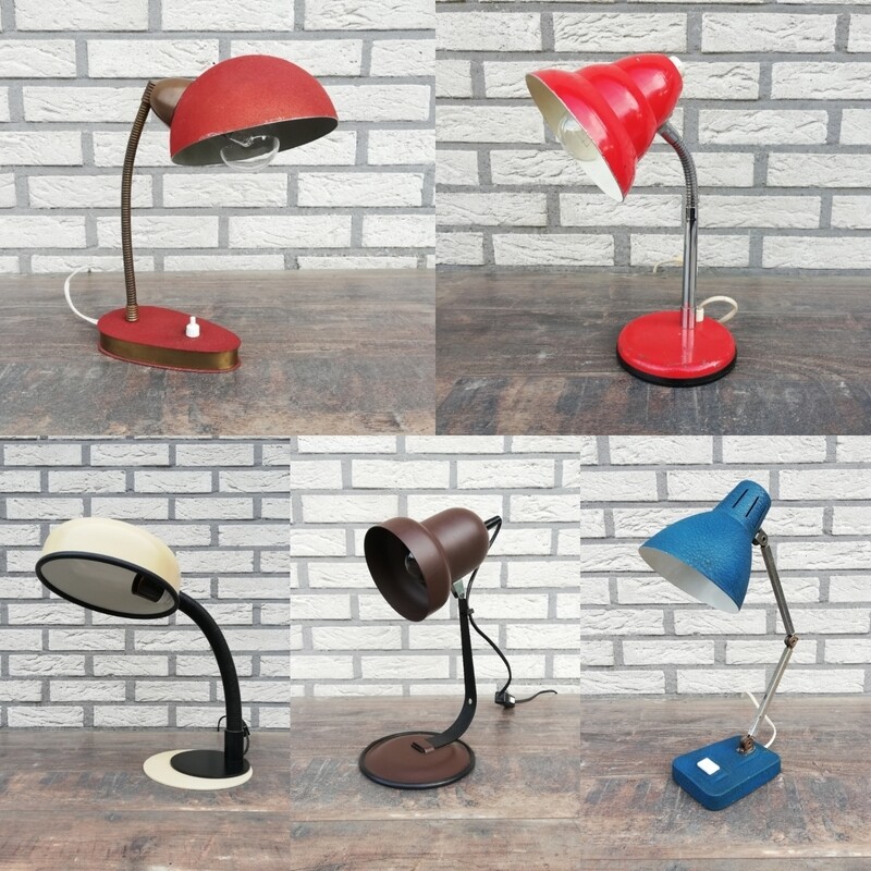 Vintage desk lamps