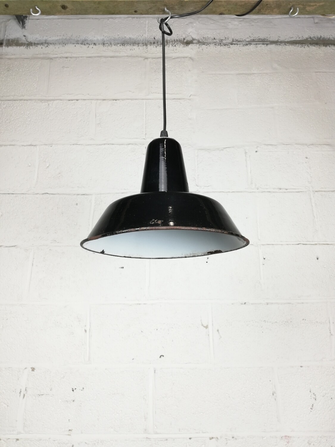 Emaille hanglamp CC