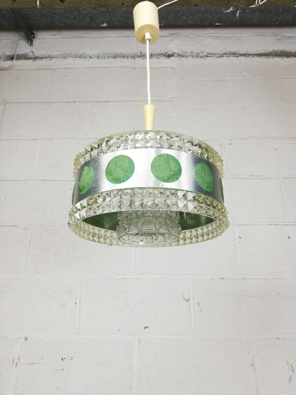 Vintage hanglamp groen