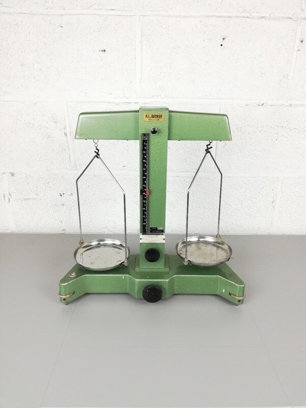Old H.L. Becker pharmacist scales