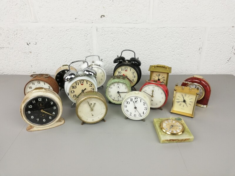 Old alarm clocks