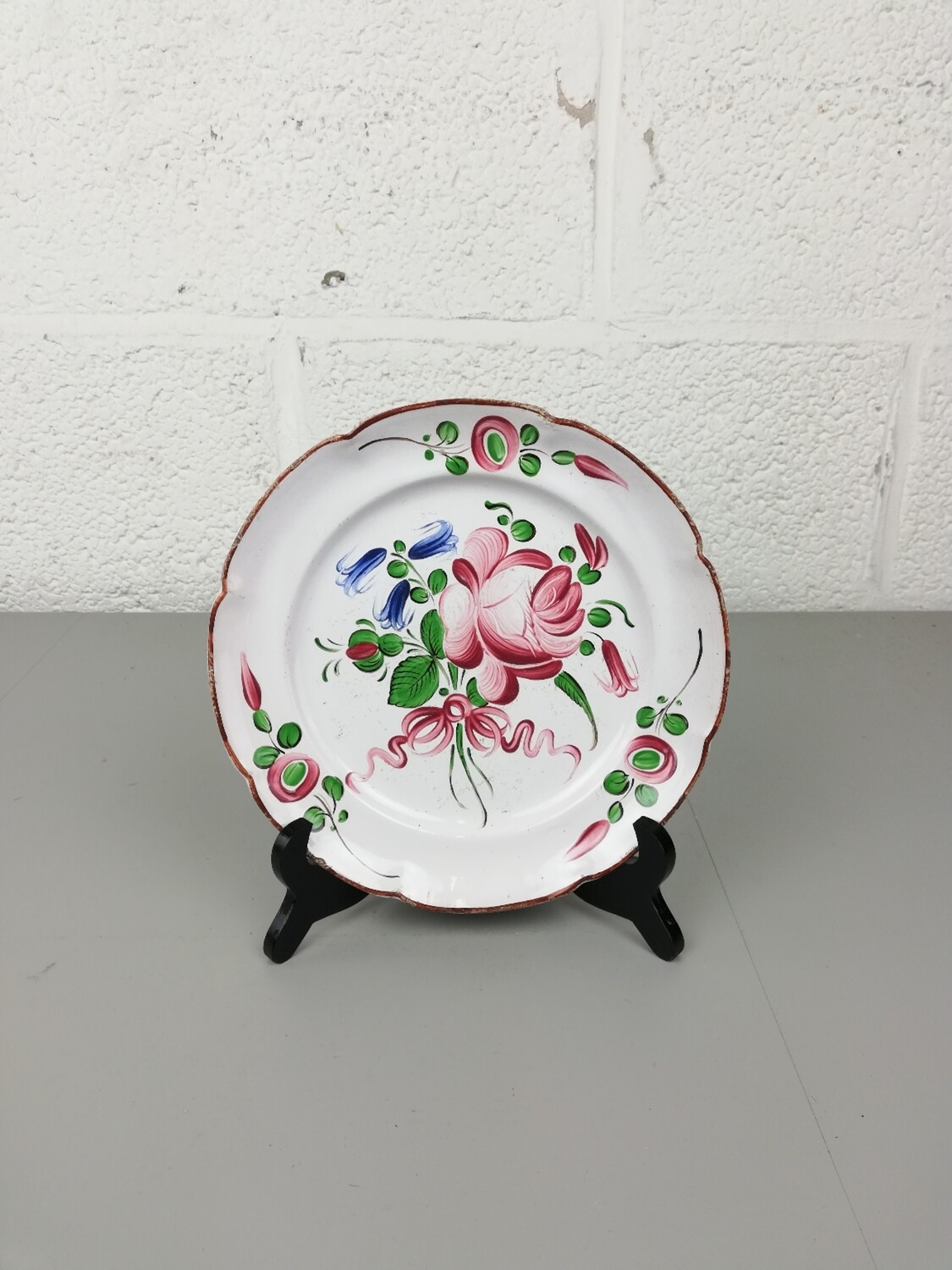 Antique plate Les Islettes Strasbourg 1st half 19th century