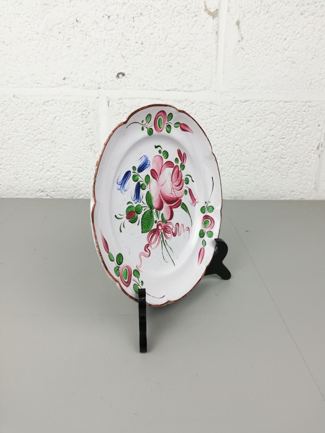 Antique plate Les Islettes Strasbourg 1st half 19th century