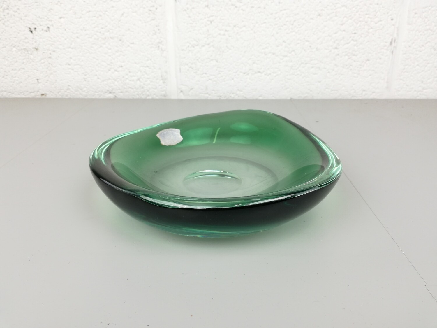 Green glass VSL bowl