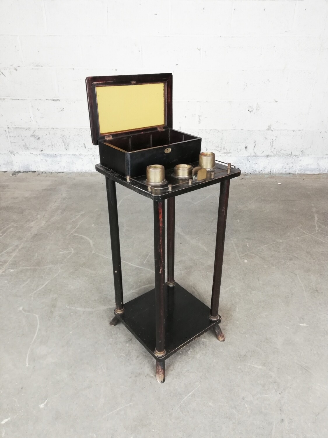 Antique cigar rolling table