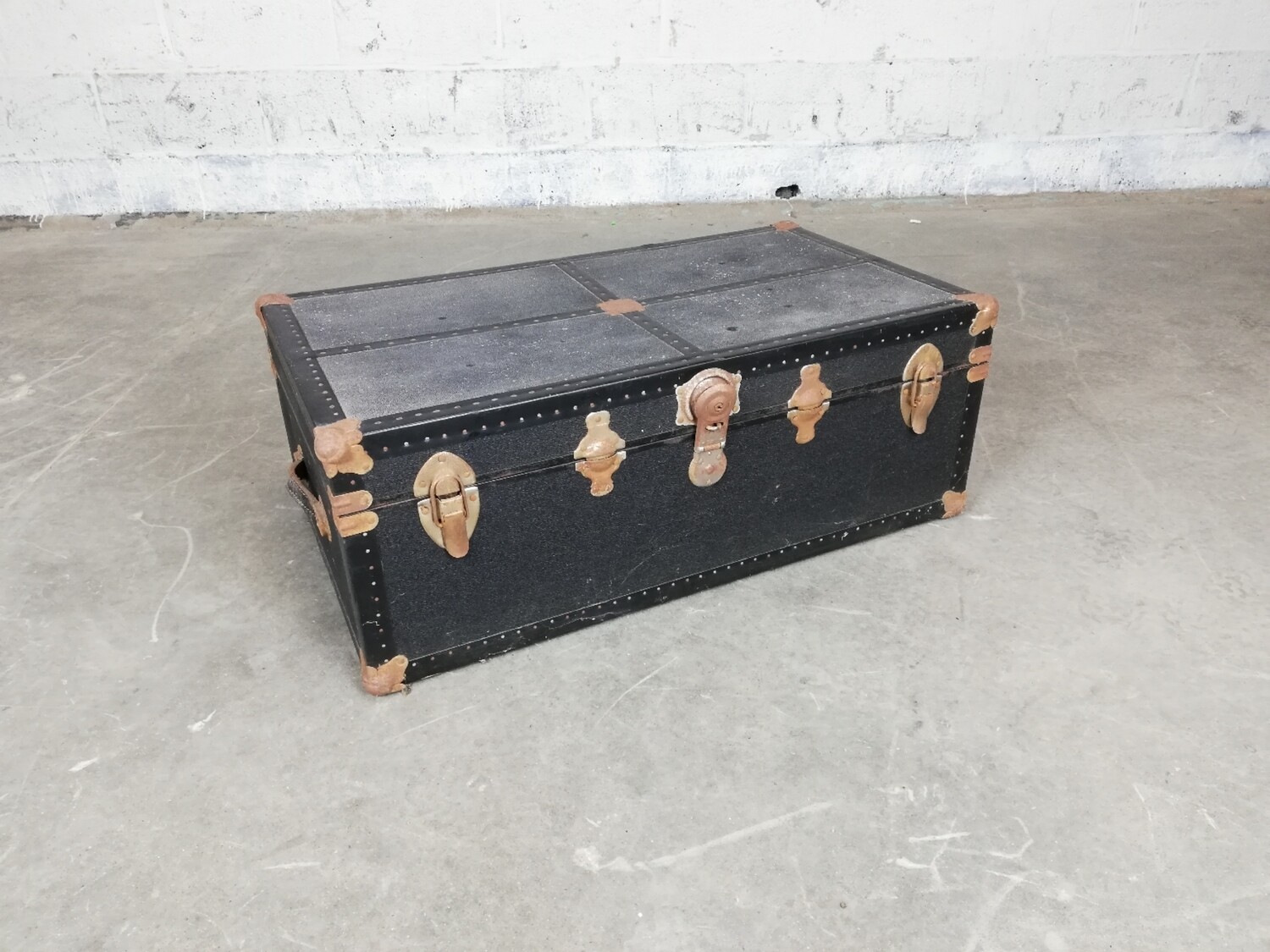 Old travelling trunk