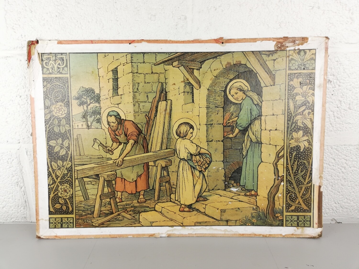 School poster - wood chopper