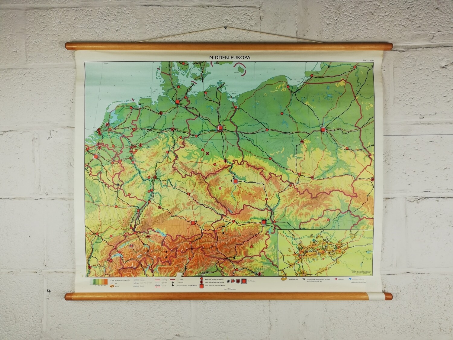 School map - Central Europe