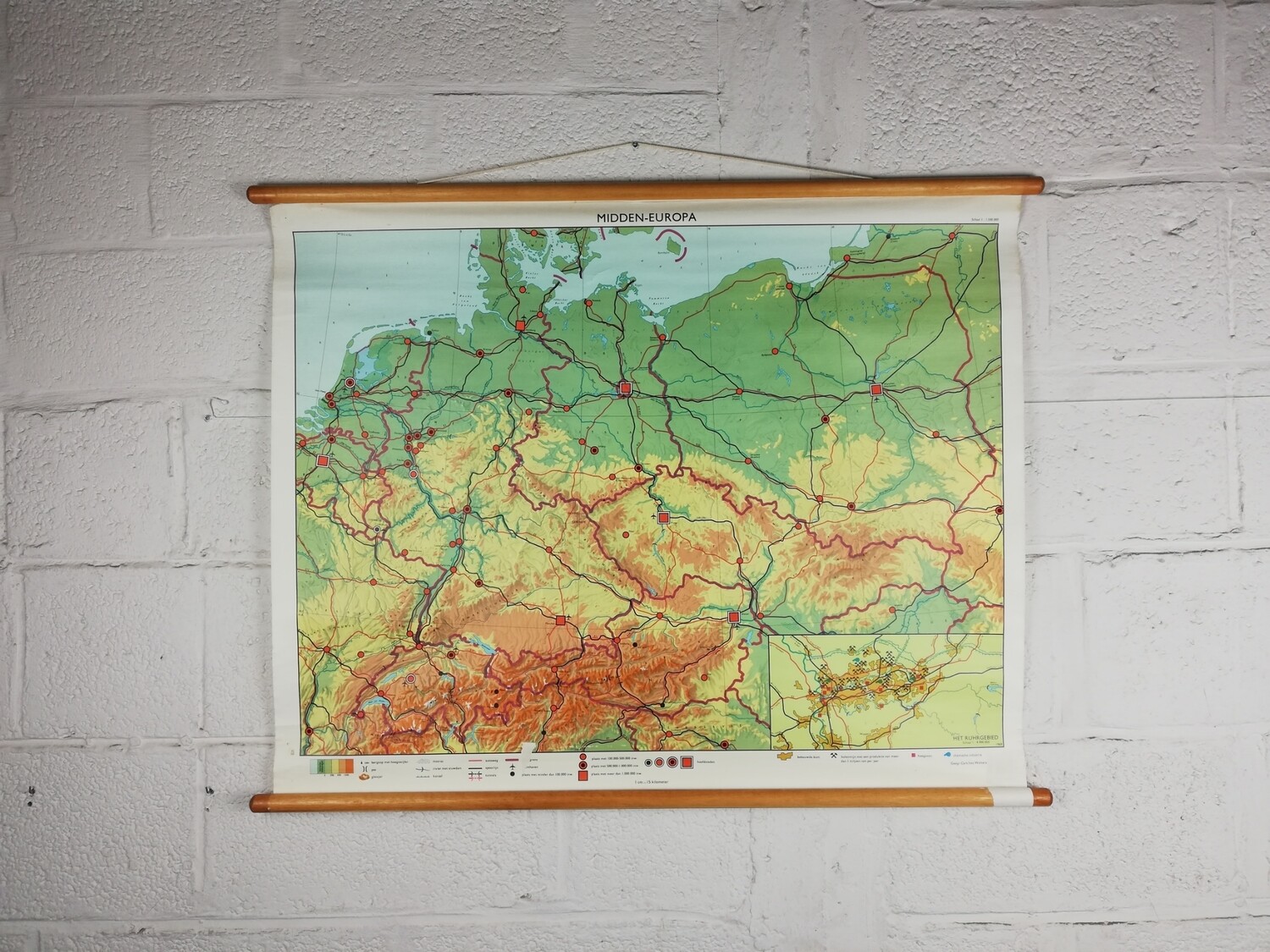 School map - Central Europe