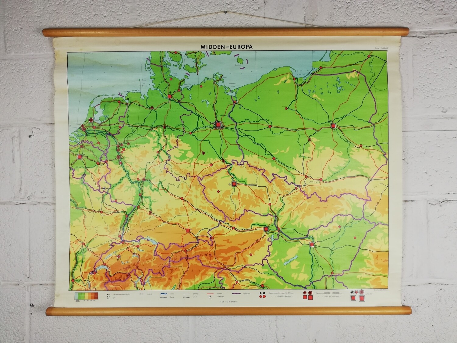 School map - Central Europe