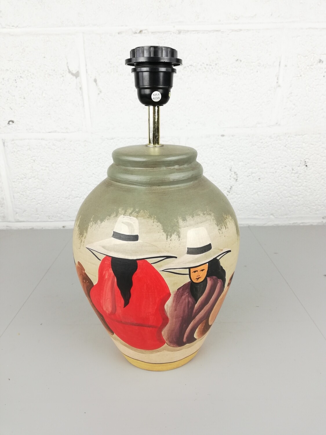 Painted lamp base