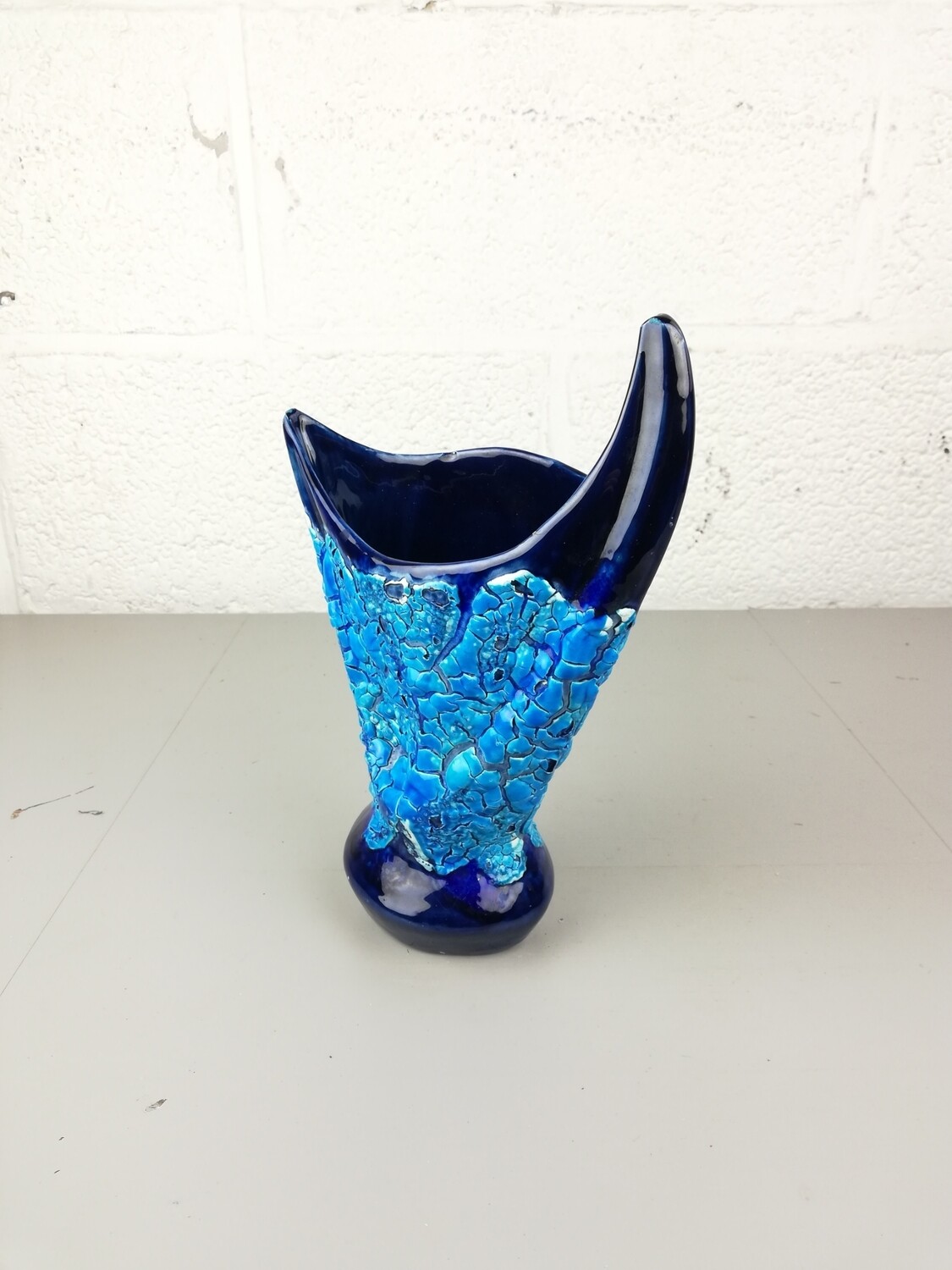 Vallauris fat lava vase