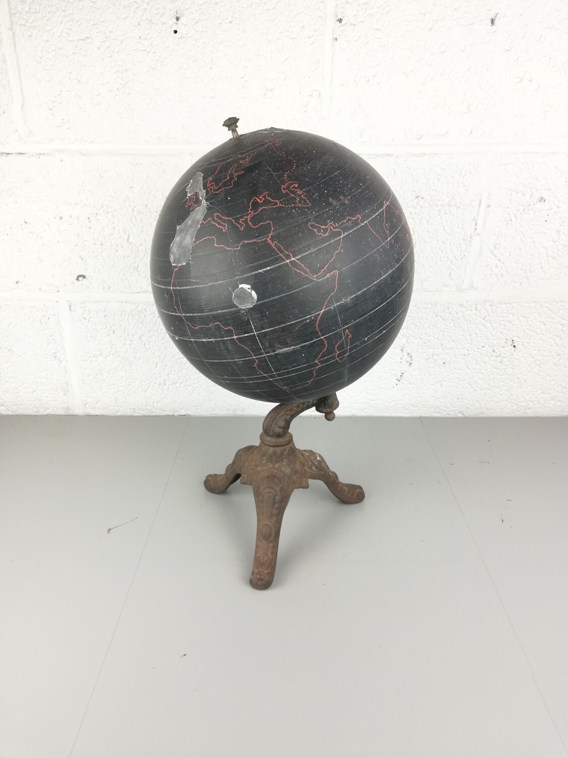Antique chalk globe