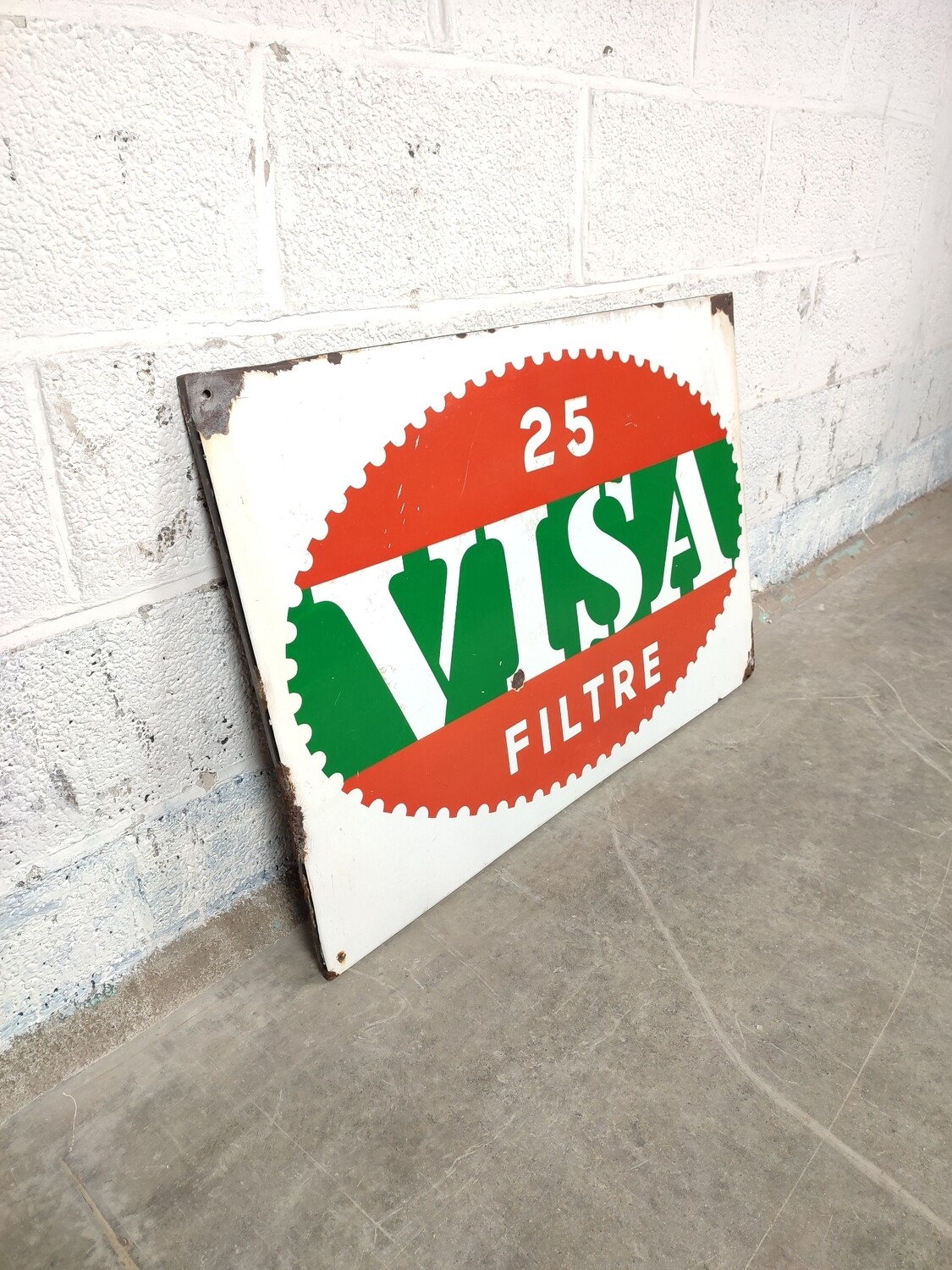 Enamel sign Visa cigarettes