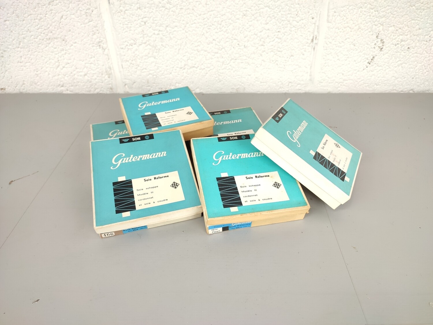 6 Gutermann sewing thread packages