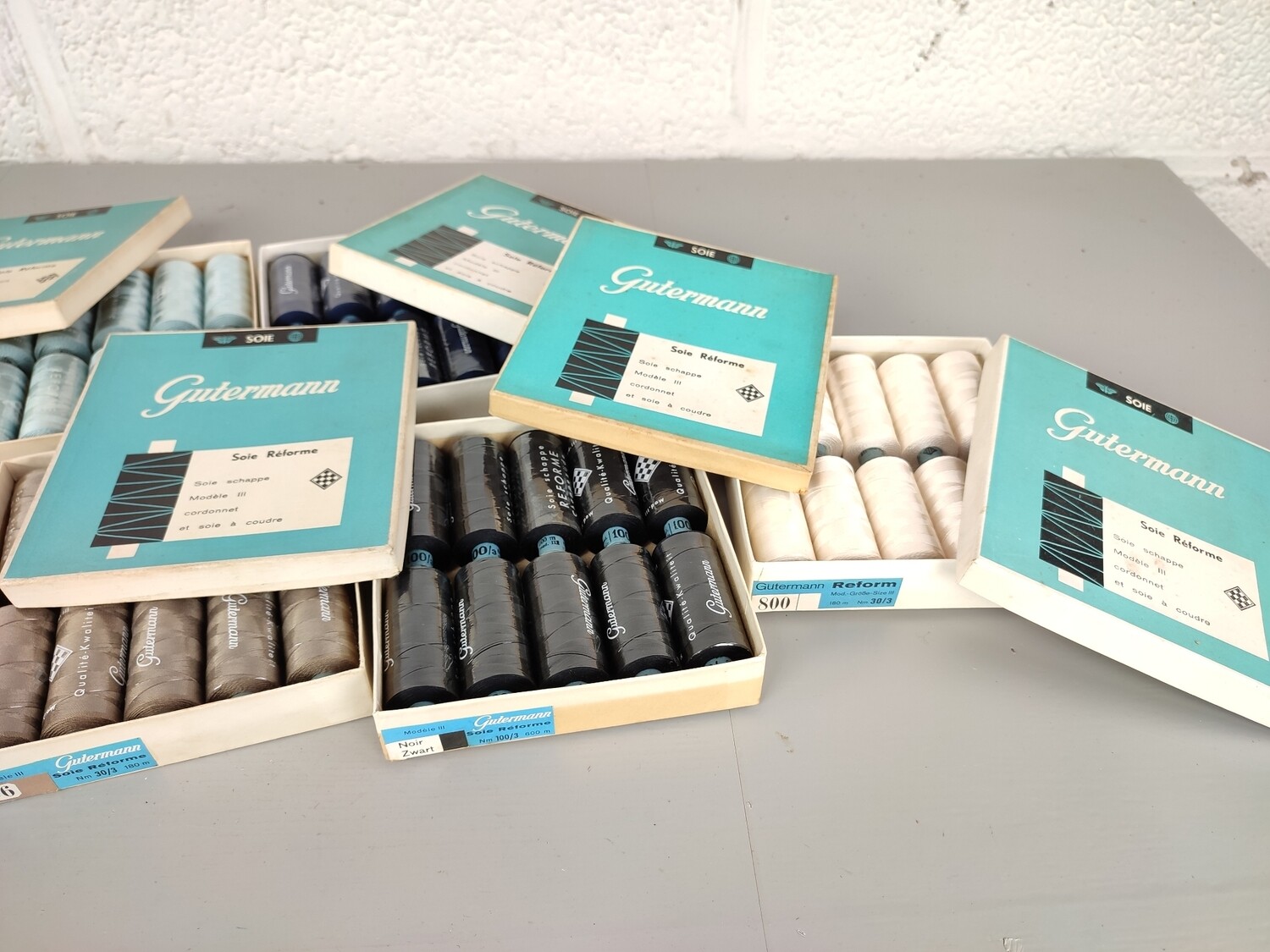 6 Gutermann sewing thread packages