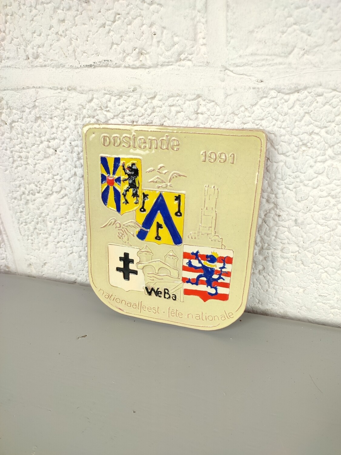 Ceramic wallplate Ostend