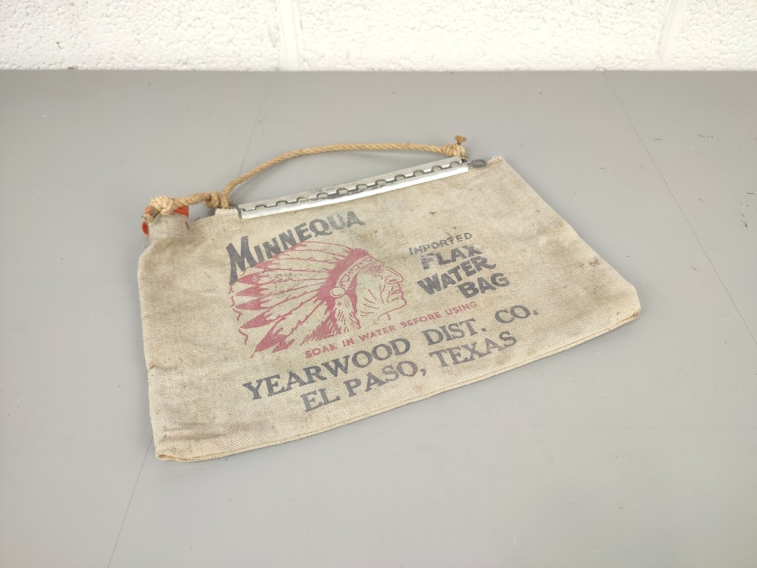 Vintage Minnequa water bag