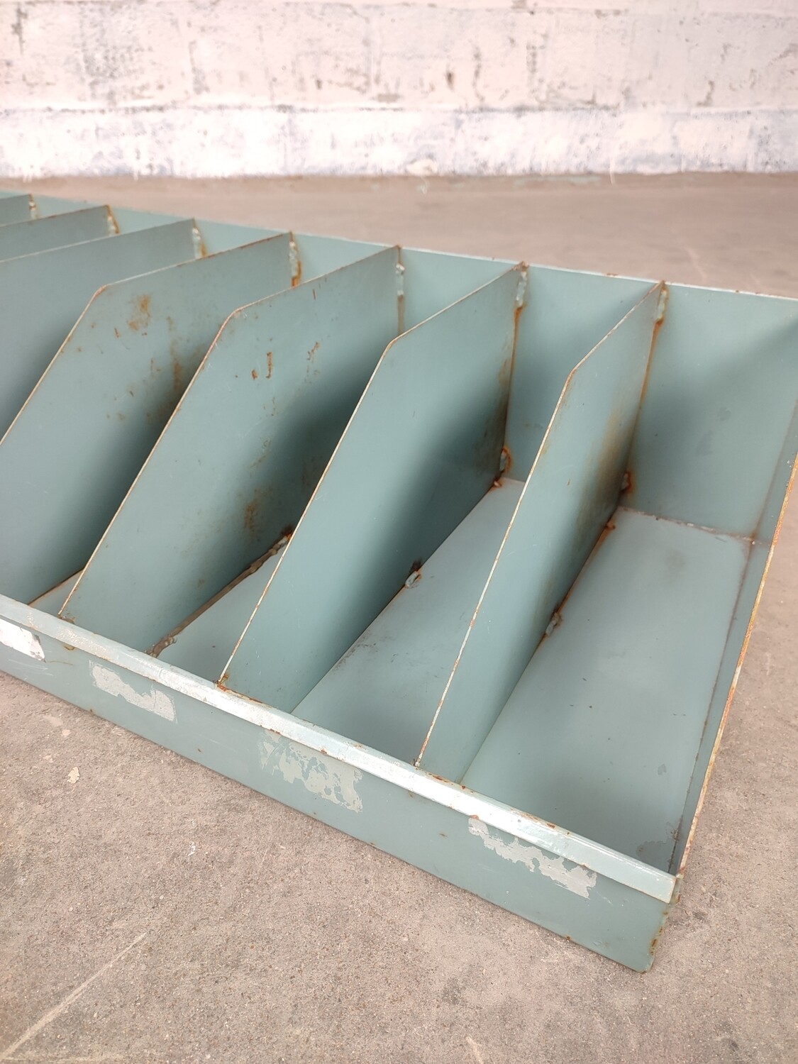 Industrial iron sorting bin