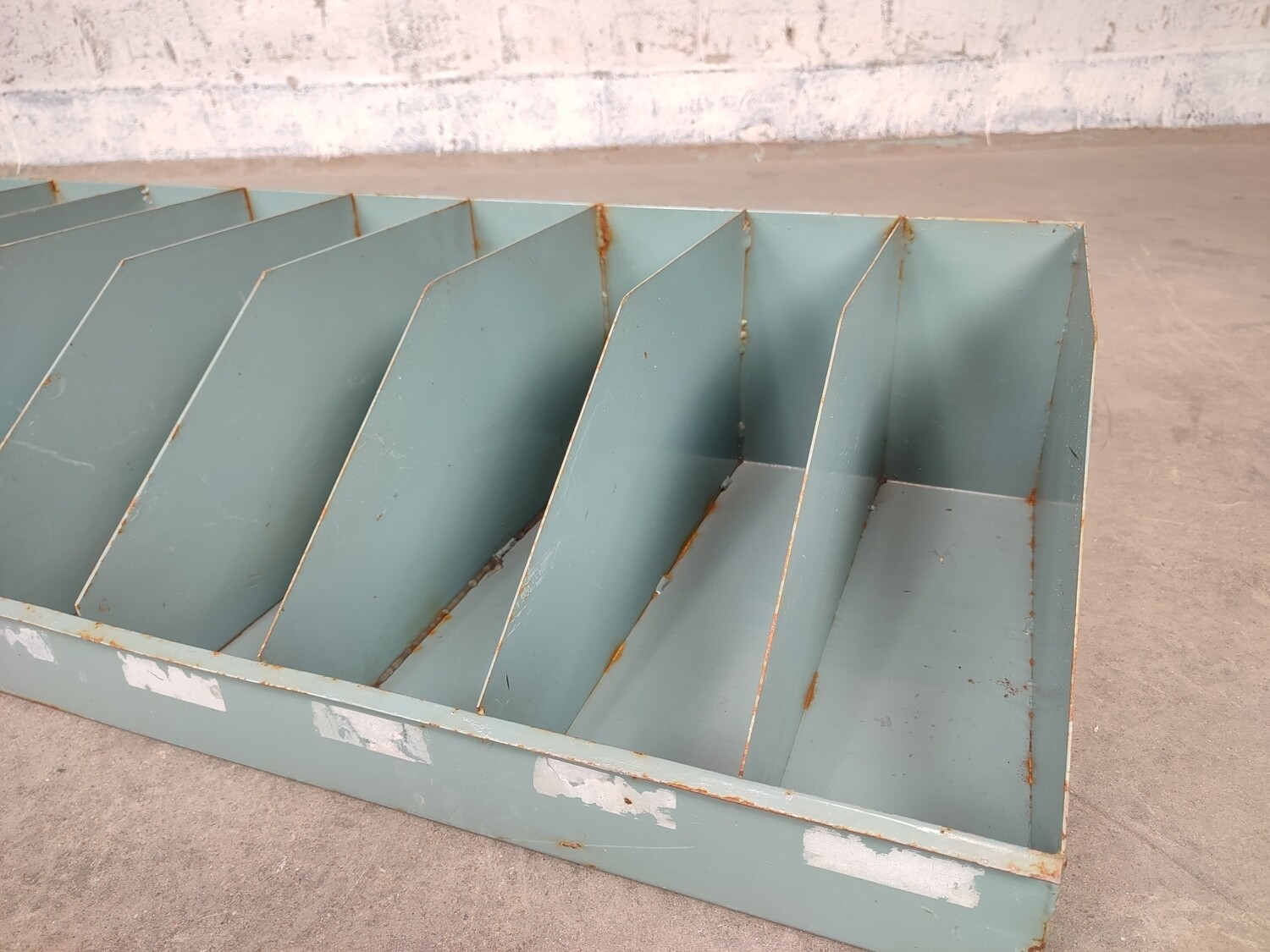 Industrial iron sorting bin