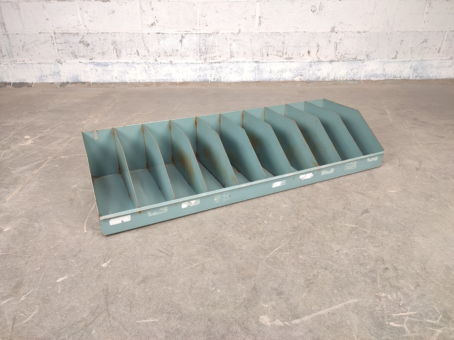 Industrial iron sorting bin