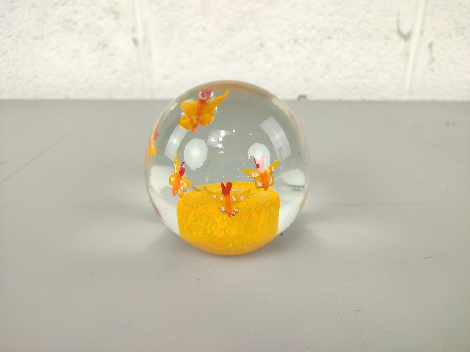 Glass paperweight