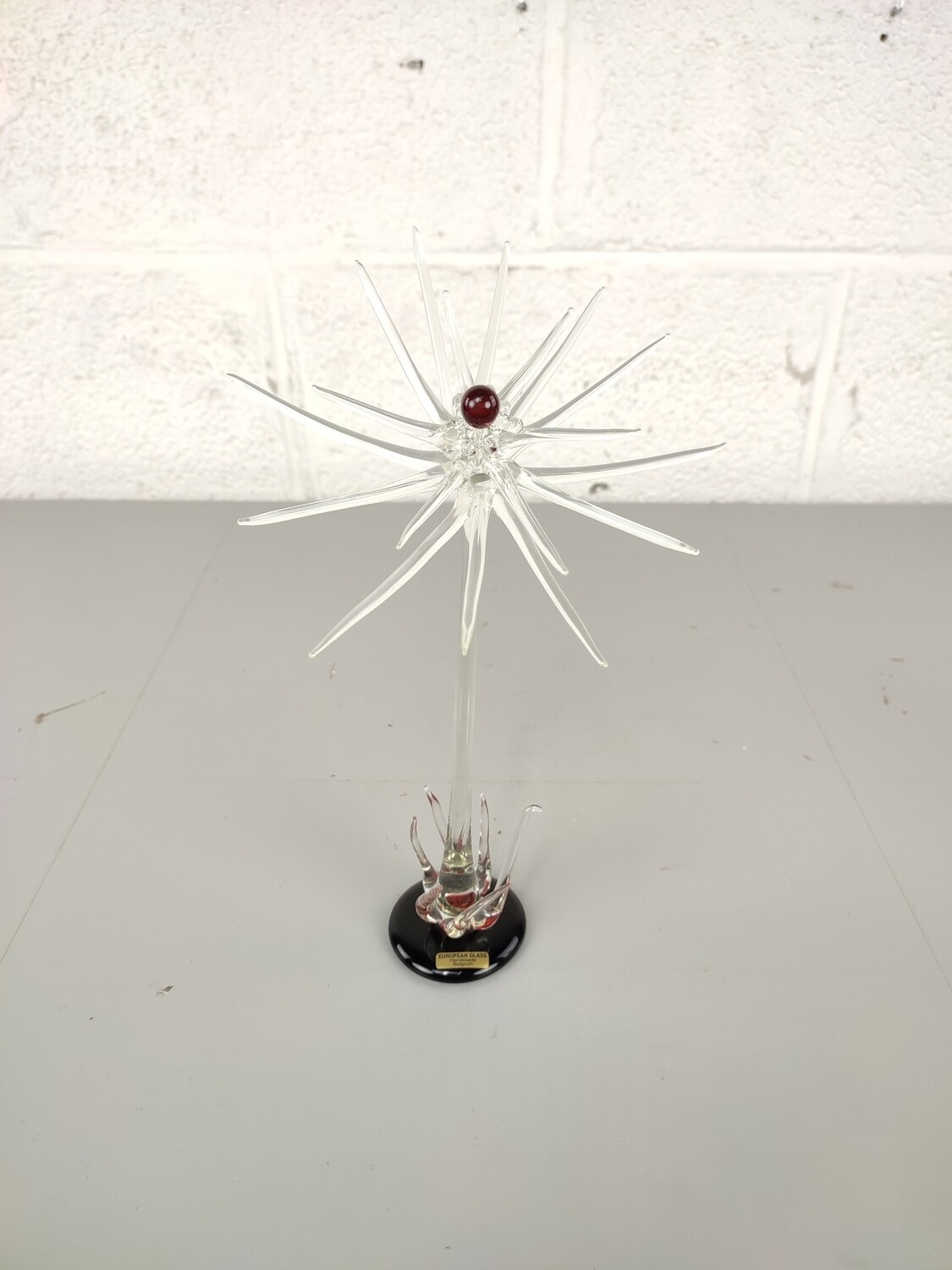 Handcrafted glass flower