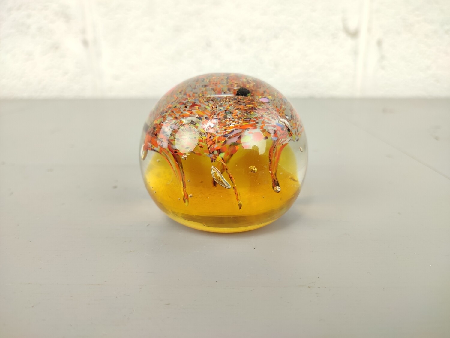 Glass paperweight